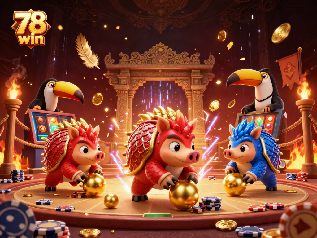 Engage with the vibrant world of 78 win as rival pangolins battle through casino glory.