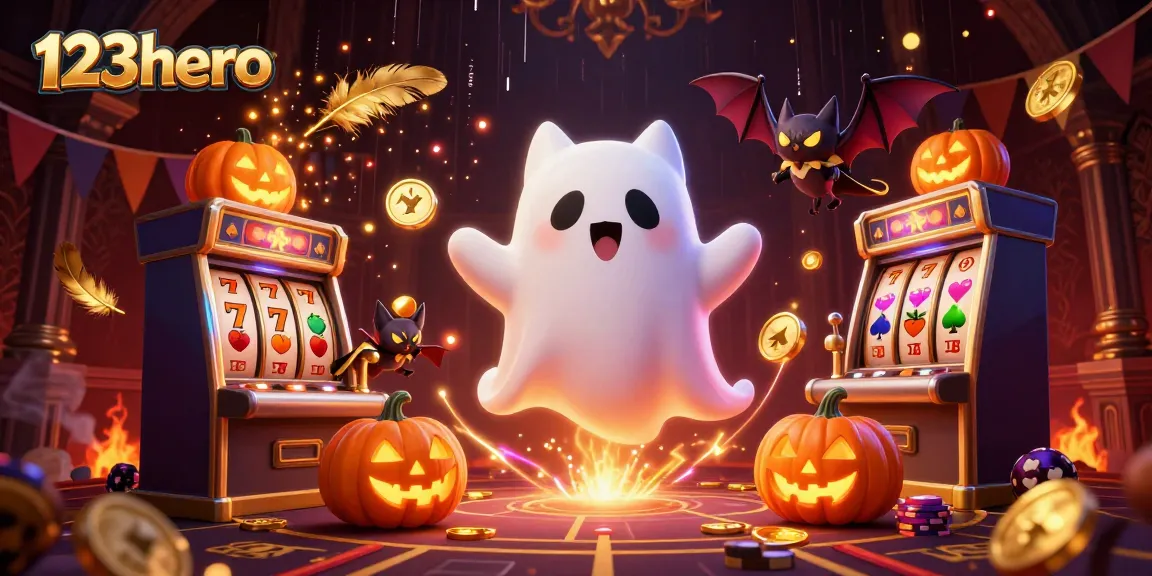 Experience thrilling gameplay at 123hero with our unique casino adventures featuring vibrant ghostly characters.
