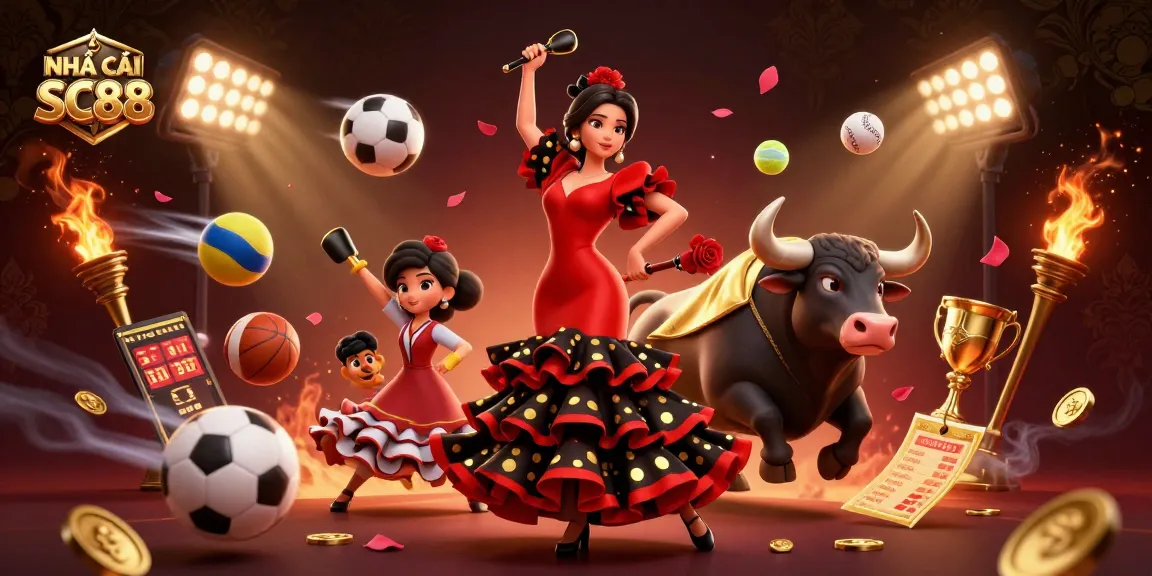 Engage with NHÀ CÁI SC88 in a vibrant online gaming atmosphere filled with excitement and dynamic sports elements.