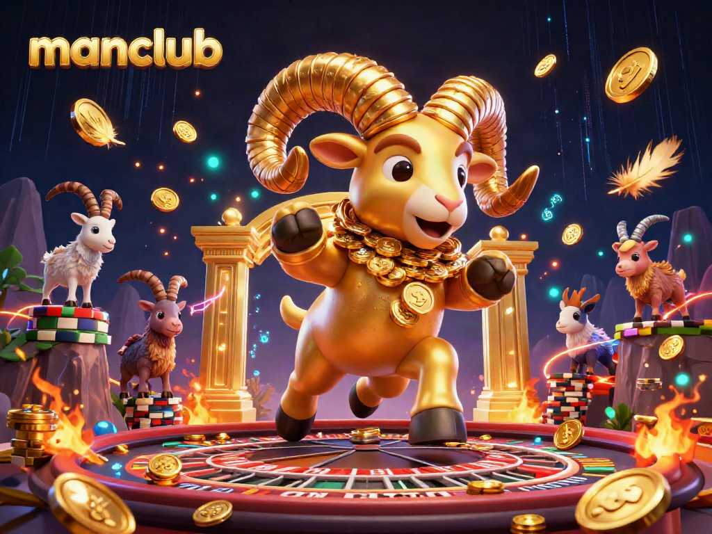 Experience exhilarating casino action with the manclub golden ram while winning at roulette.