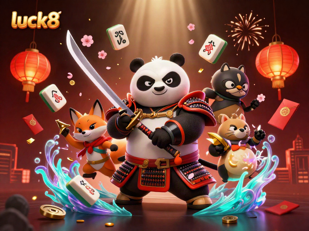 Experience thrilling gameplay at luck8 with vibrant characters and dynamic casino elements.