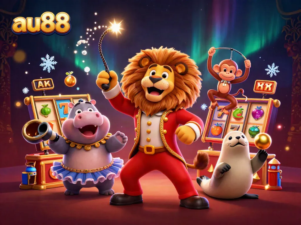 Experience the thrill of winning at au88 with vibrant characters and dynamic casino elements.