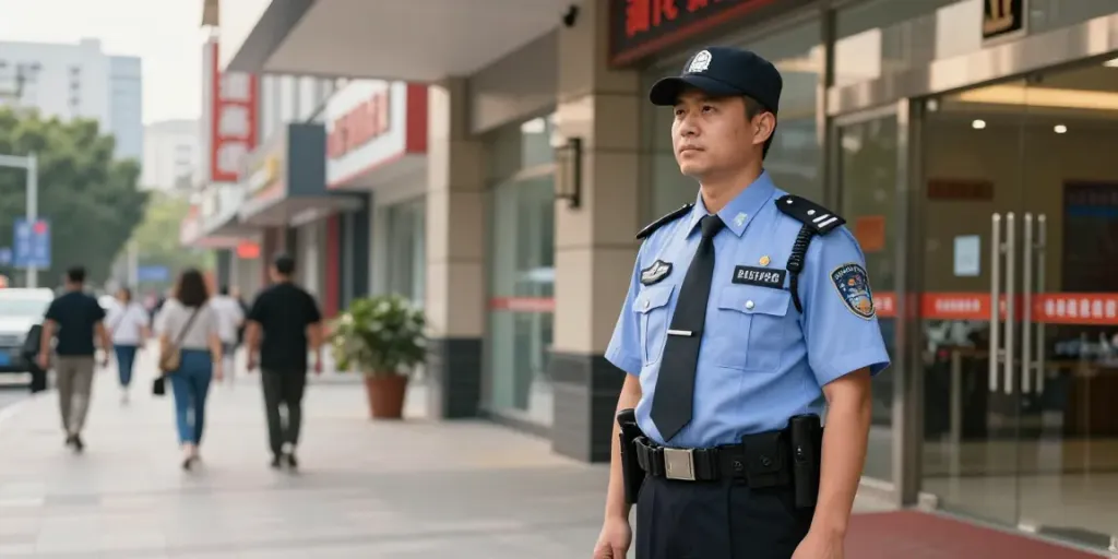 Private Security agent providing professional community services in London.