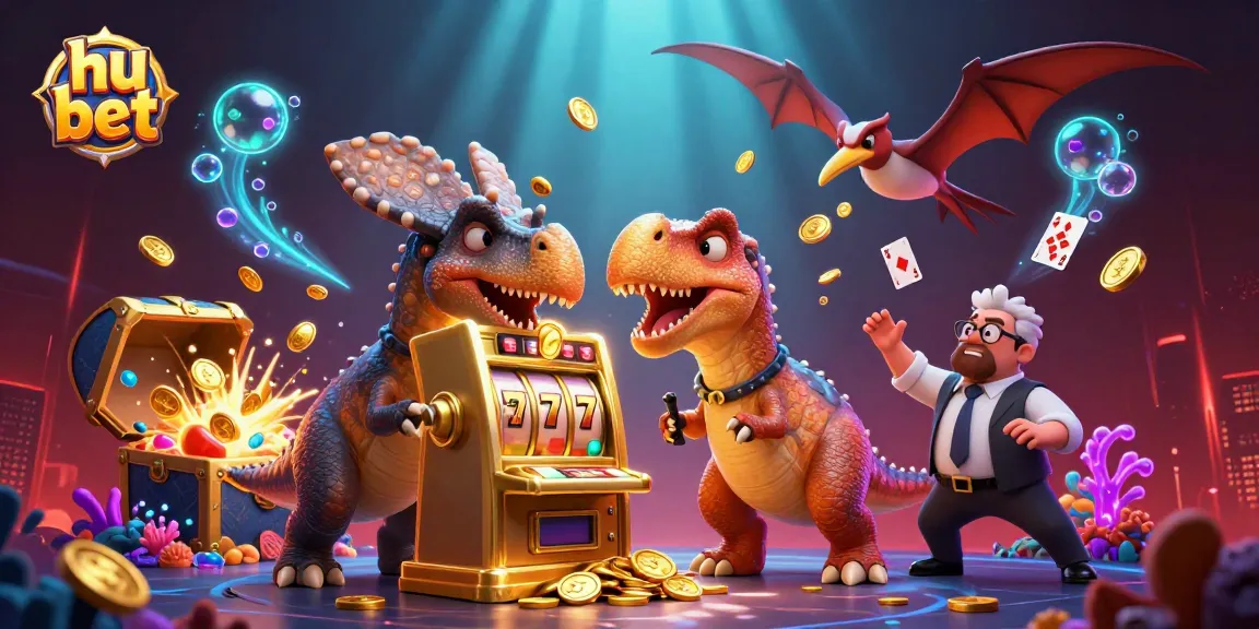 Catch jackpot coins at hu bet with a pachycephalosaurus and thrilling slot machine action.