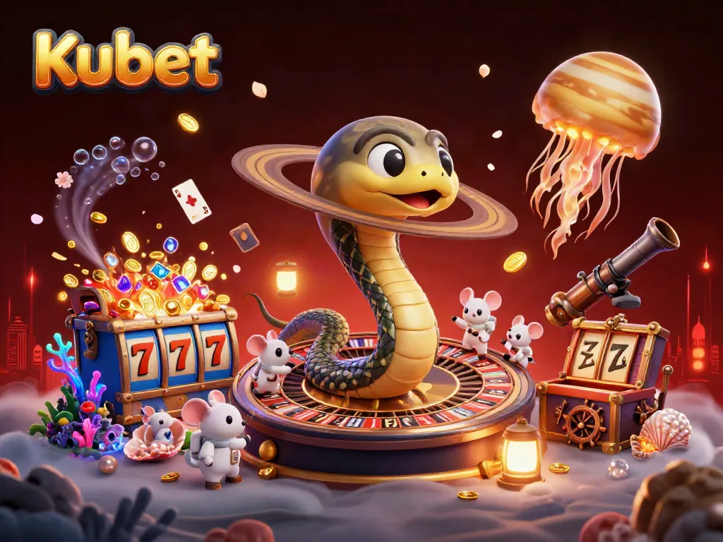 Engage with Kubet's immersive casino universe, featuring vibrant characters and dynamic betting elements.