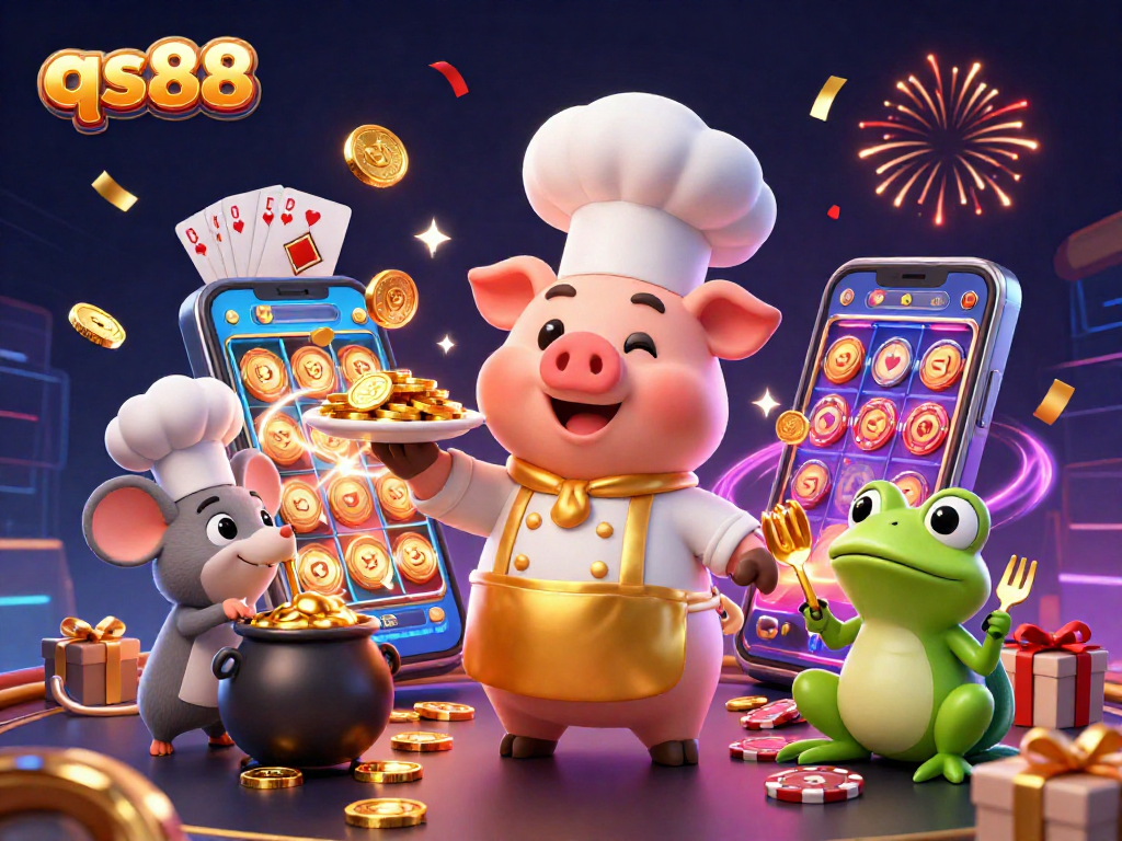 Experience the excitement of qs88 with vibrant casino elements and engaging characters in action.