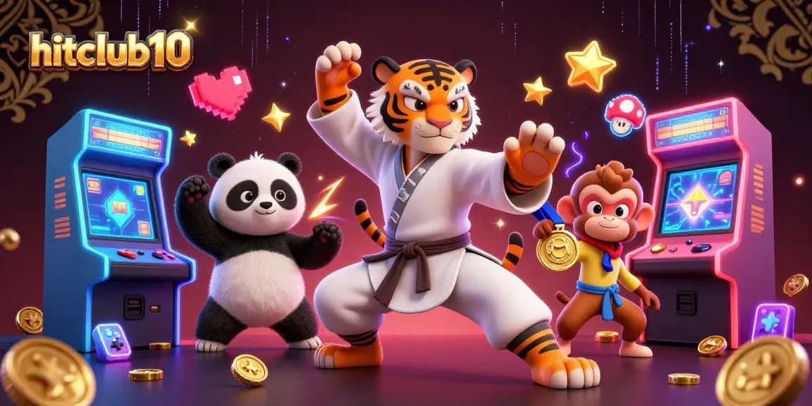 Experience the thrill of win at hitclub10 with vibrant casino characters and dynamic game elements.
