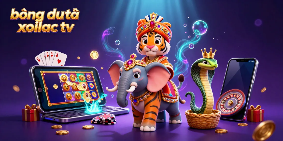 Experience the thrill of bóng đá trực tuyến xoilac tv with featured gambling elements in a vibrant 3D scene.