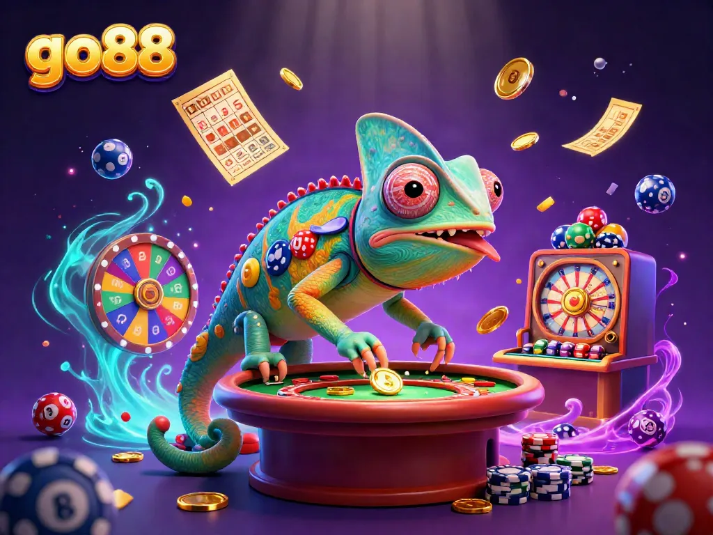 Experience engaging gameplay at go88 with vibrant animated casino elements and characters.