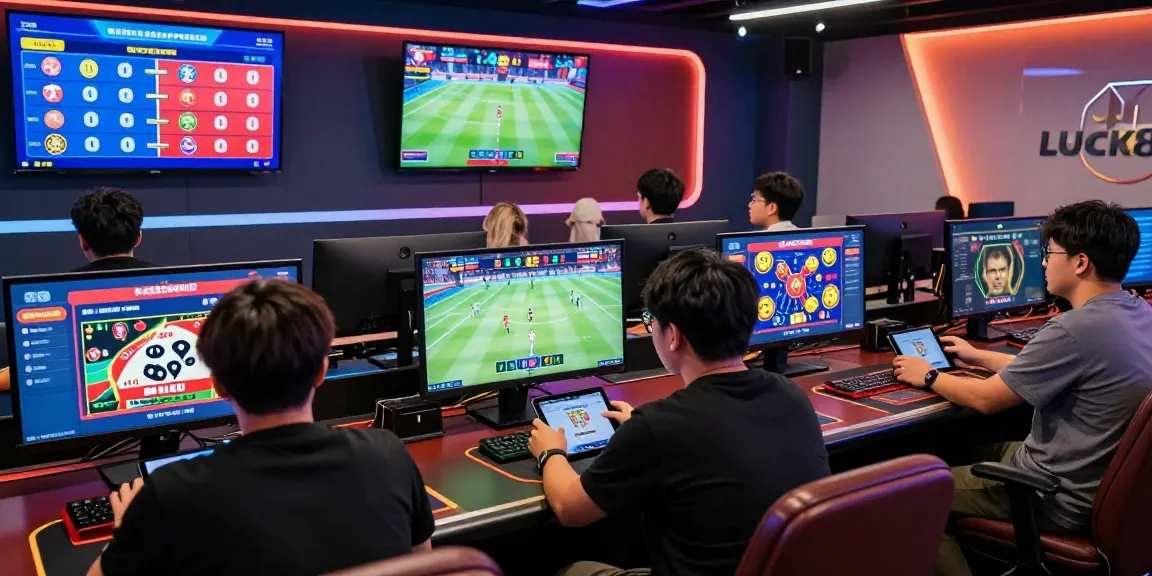 LUCK8 online gambling players actively engaging in virtual betting with exciting game graphics and seamless interactions.