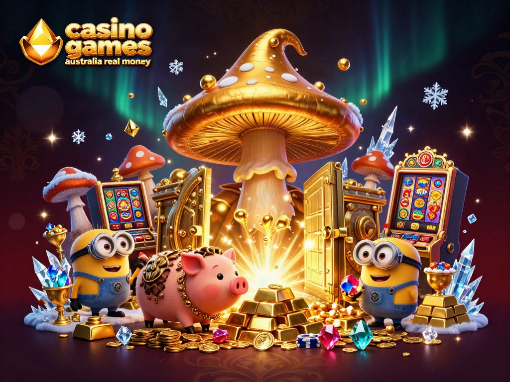 Experience thrilling casino games Australia real money with magical characters in a vibrant setting.