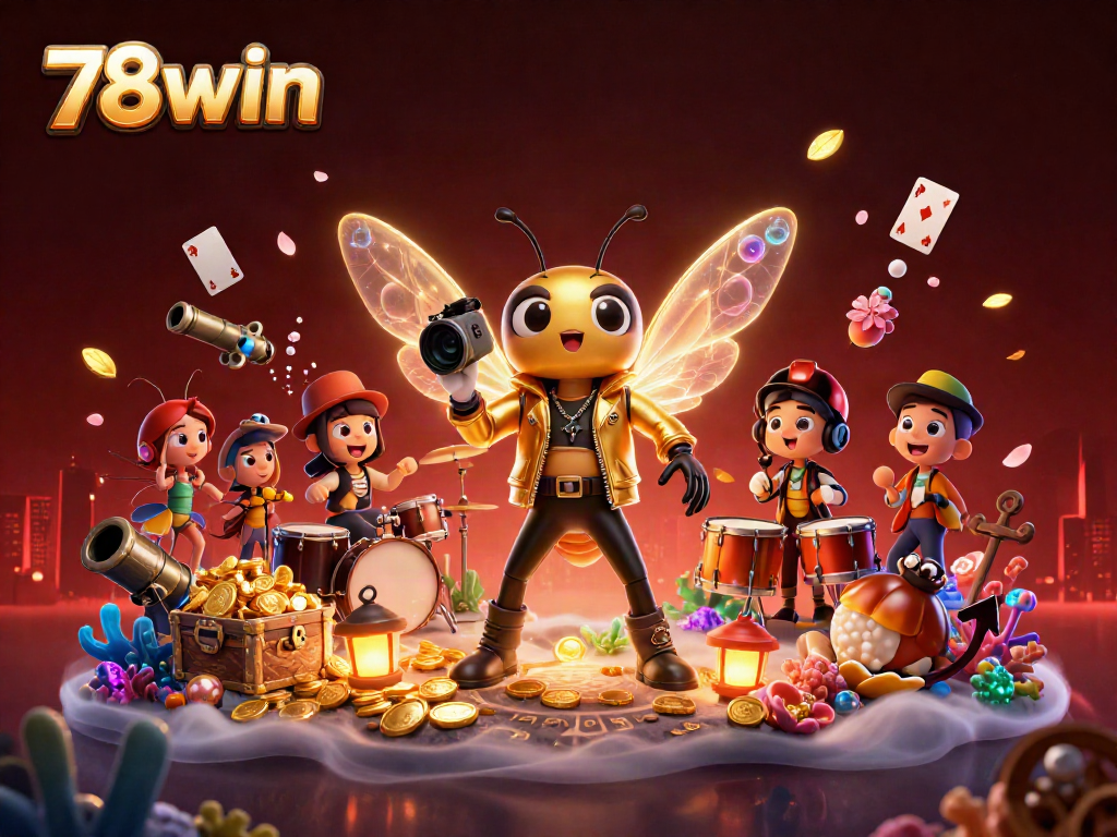 Experience thrilling underwater adventures with 78win in a vibrant casino scene.