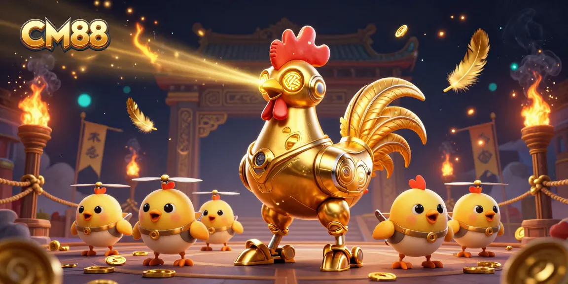 Experience thrilling wins at CM88 with vibrant golden adventures in an engaging casino setting.