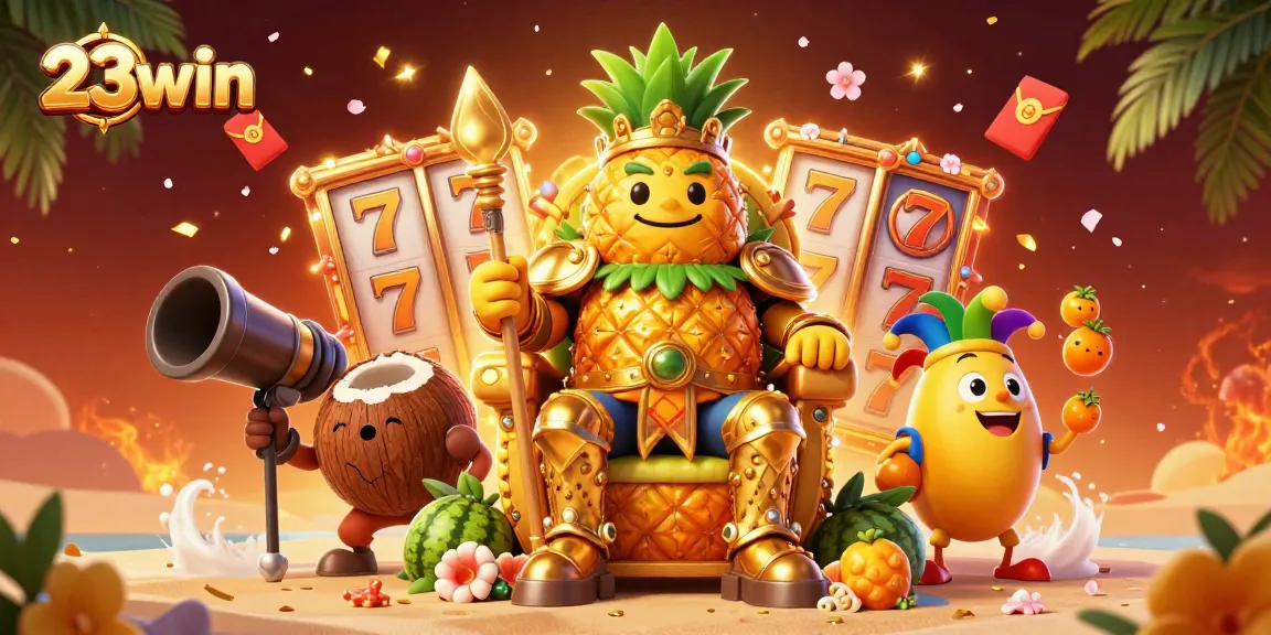 Experience thrilling wins with vibrant 23win casino slots and colorful animations in a lively gaming scene.