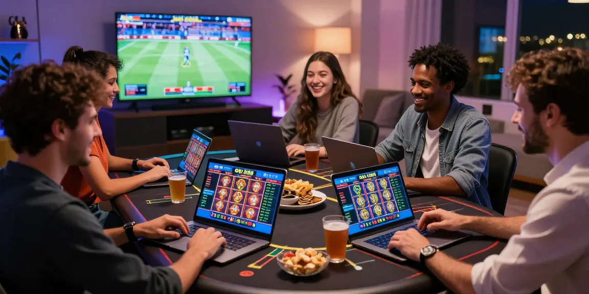 Exciting online gaming experience with friends on the ok 8386 platform, vibrant digital graphics and lively atmosphere
