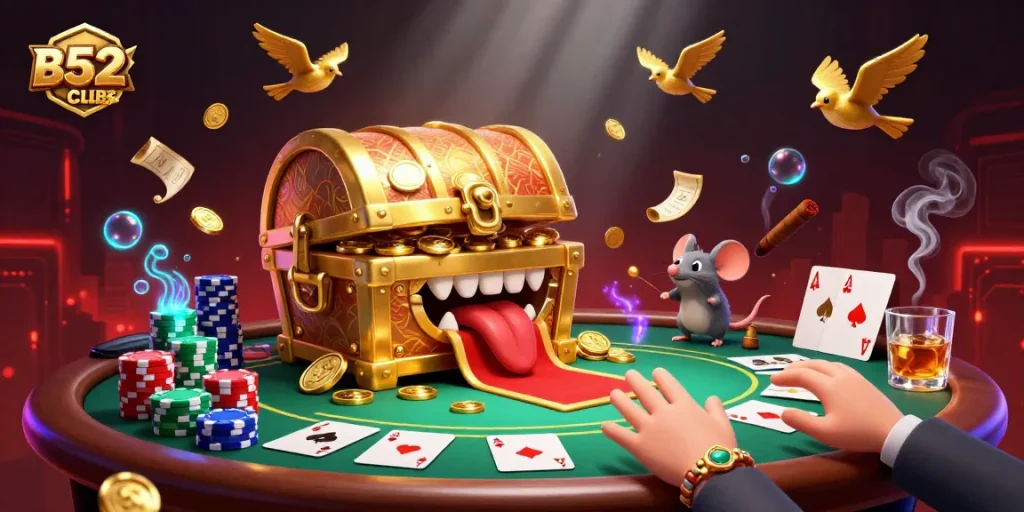 B52CLUB offers thrilling poker experiences with golden treasures and exciting game elements.