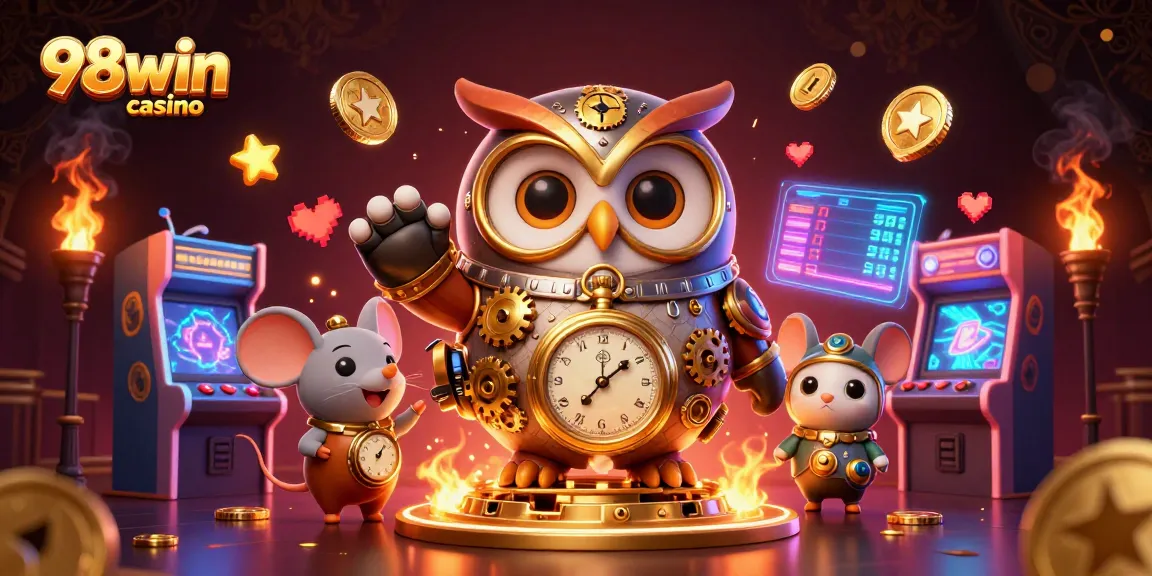 Experience thrilling gameplay at 98win casino with stunning 3D gaming elements and characters.