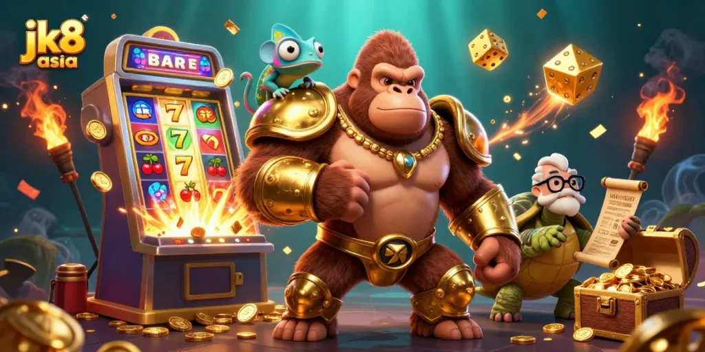 Experience the excitement at jk8 asia with a thrilling jackpot explosion along with vibrant casino elements.