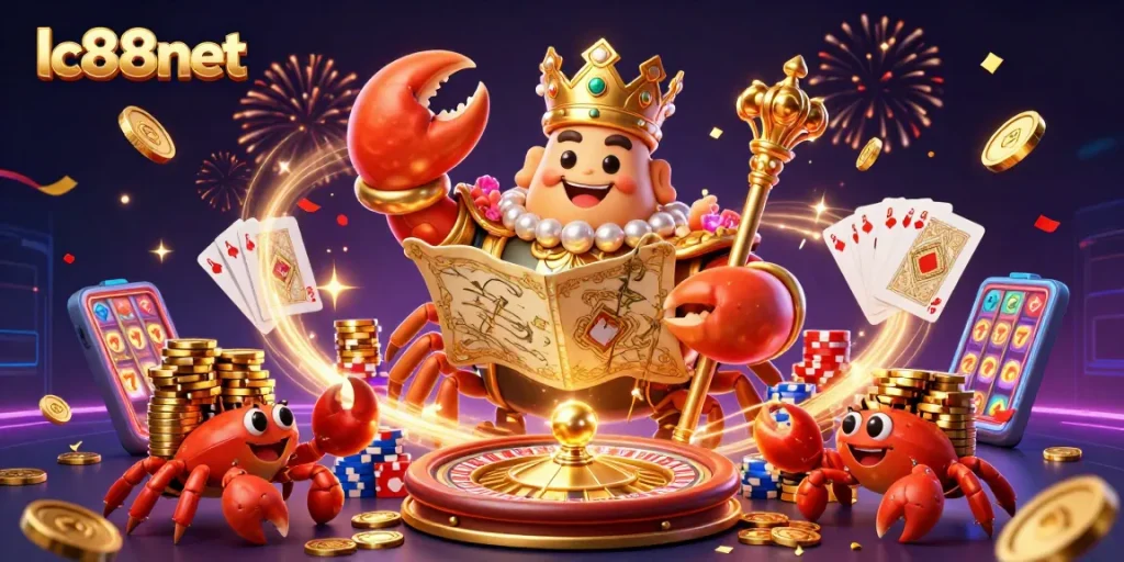 Spin the reels at lc88net while enjoying the thrilling atmosphere of a vibrant online casino.