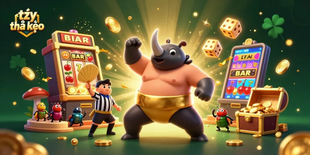 Experience tỷ lệ kèo with thrilling wins as a rhinoceros beetle champion stomps golden coins.