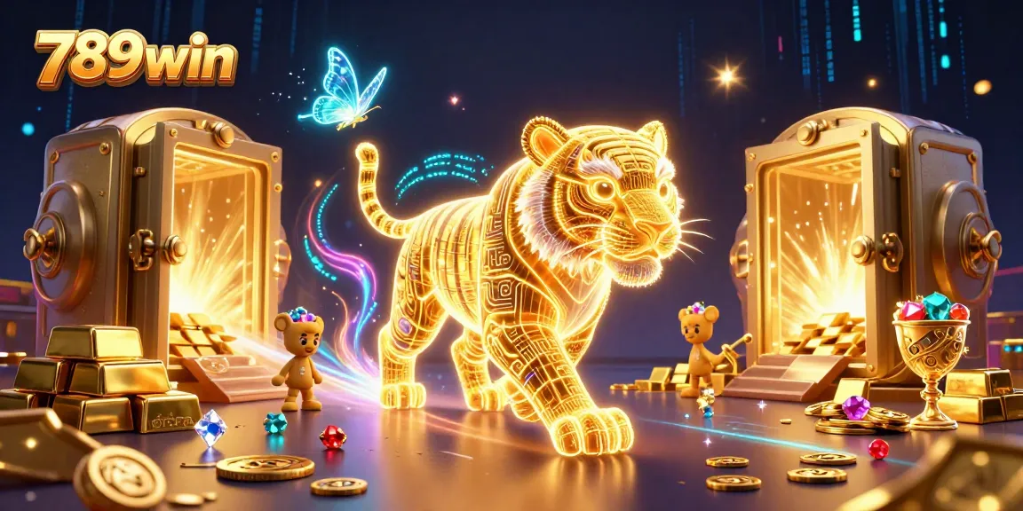 Experience the excitement of 789win with vibrant casino adventures featuring a golden tiger!