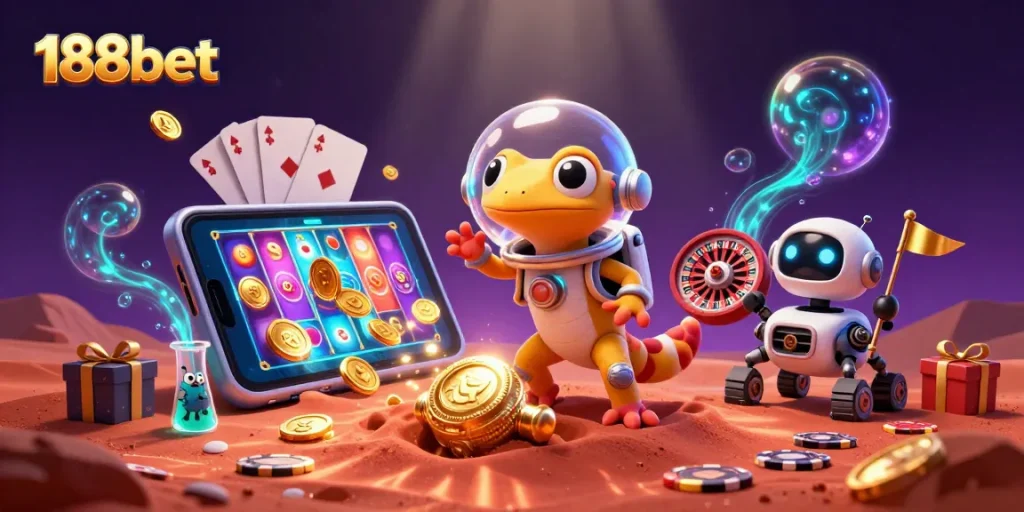 Engage in exciting 188bet gaming experiences with a vibrant Martian casino adventure