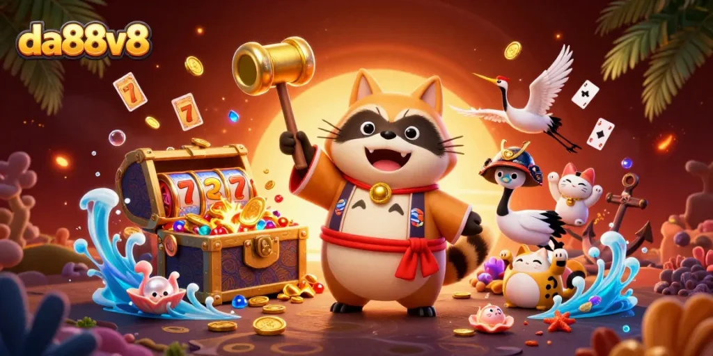 Experience exciting gameplay at da88v8 with vibrant casino elements and engaging characters.