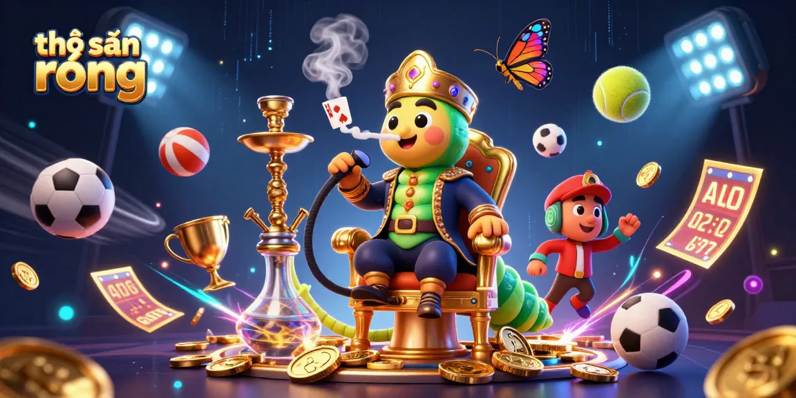 Experience thợ săn rồng through captivating visuals of a dynamic casino scene filled with sports elements and captivating energy.