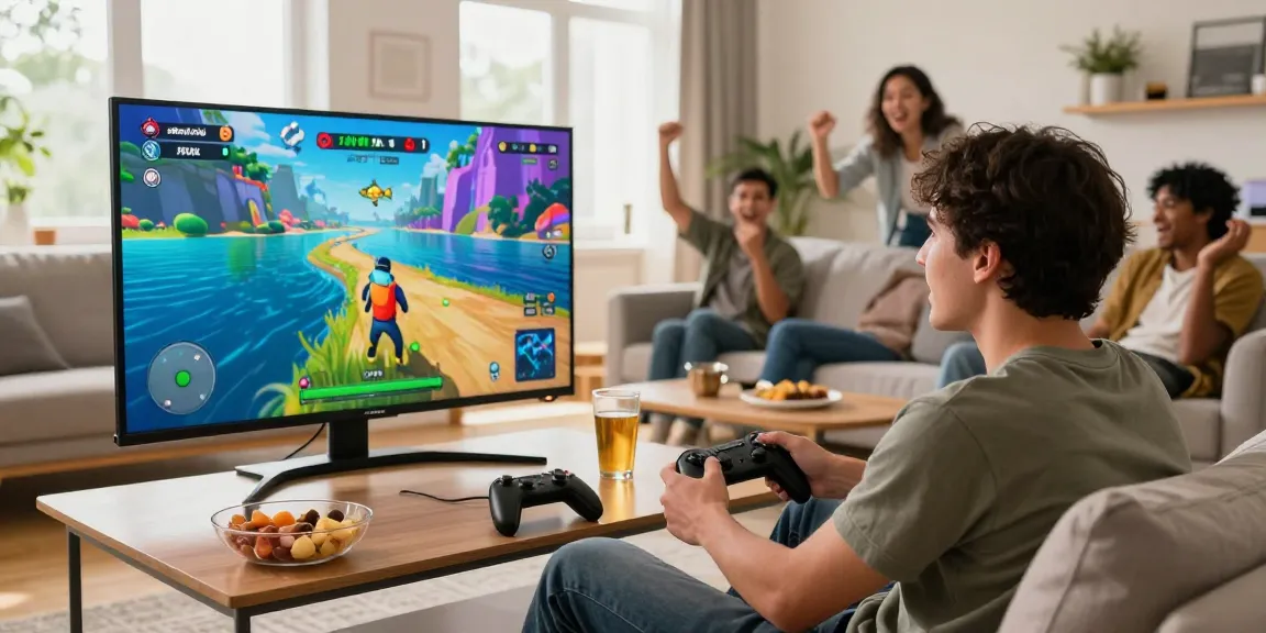 Exciting gaming scene featuring a player engaged in gameplay at 78wind.com with vibrant graphics and cozy atmosphere.