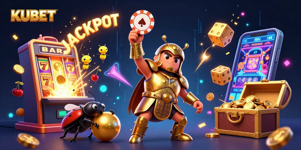KUBET offers exciting casino action with vibrant visuals and fun characters, highlighting thrilling gaming experiences.