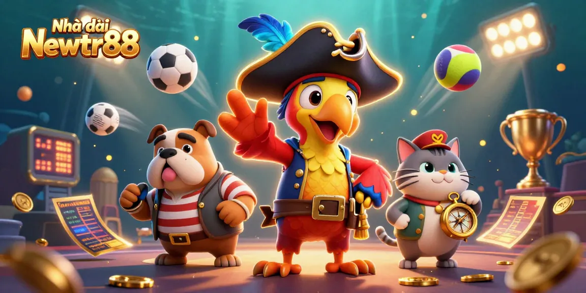 Engage with Nhà cái Newtr88's thrilling pirate casino adventure featuring dynamic sports elements.