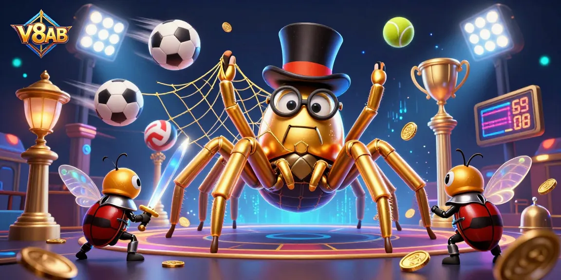Engage in thrilling games at V8AB with a vibrant 3D casino adventure featuring dynamic action and colorful elements.