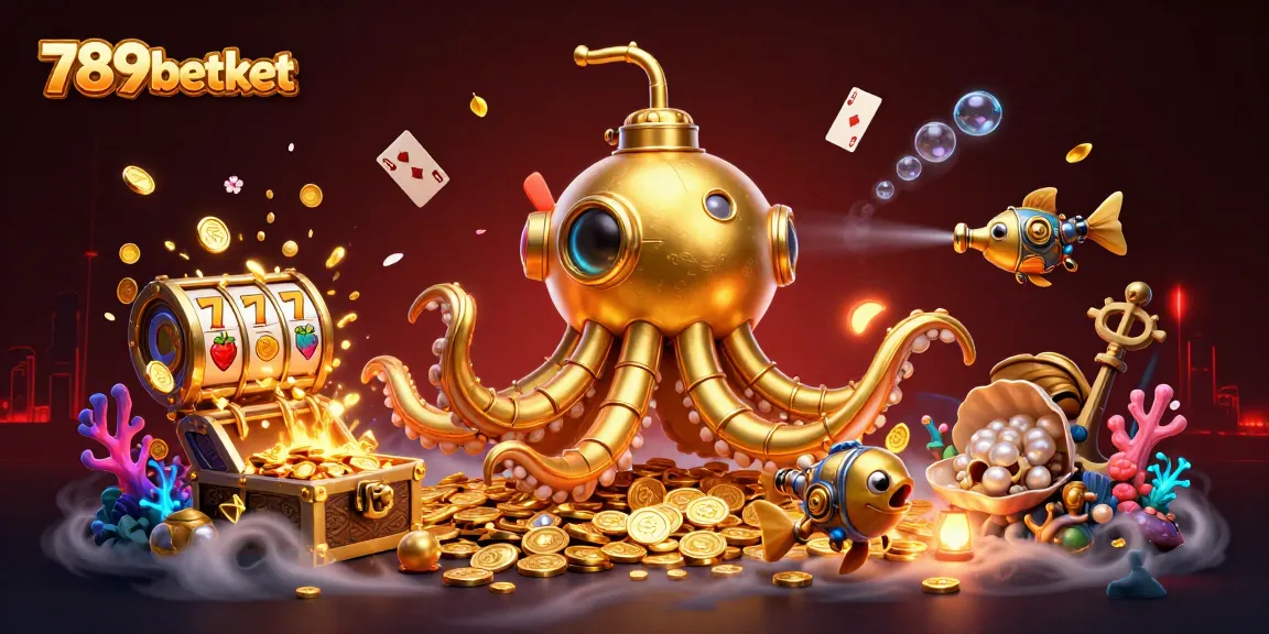 Experience thrilling wins at 789betket with vibrant slot reels and golden treasures.